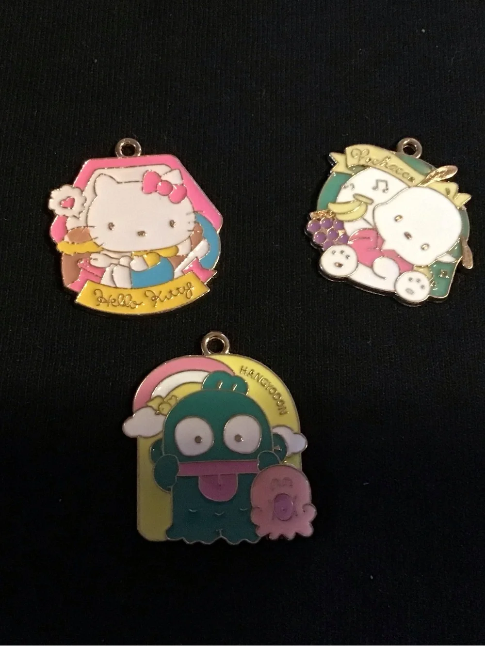 Sanrio Character Enamel mini magnet set - Pastel Multicolor